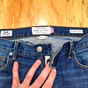Lucky Brand selvedge white oak cone denim jeans 32/30